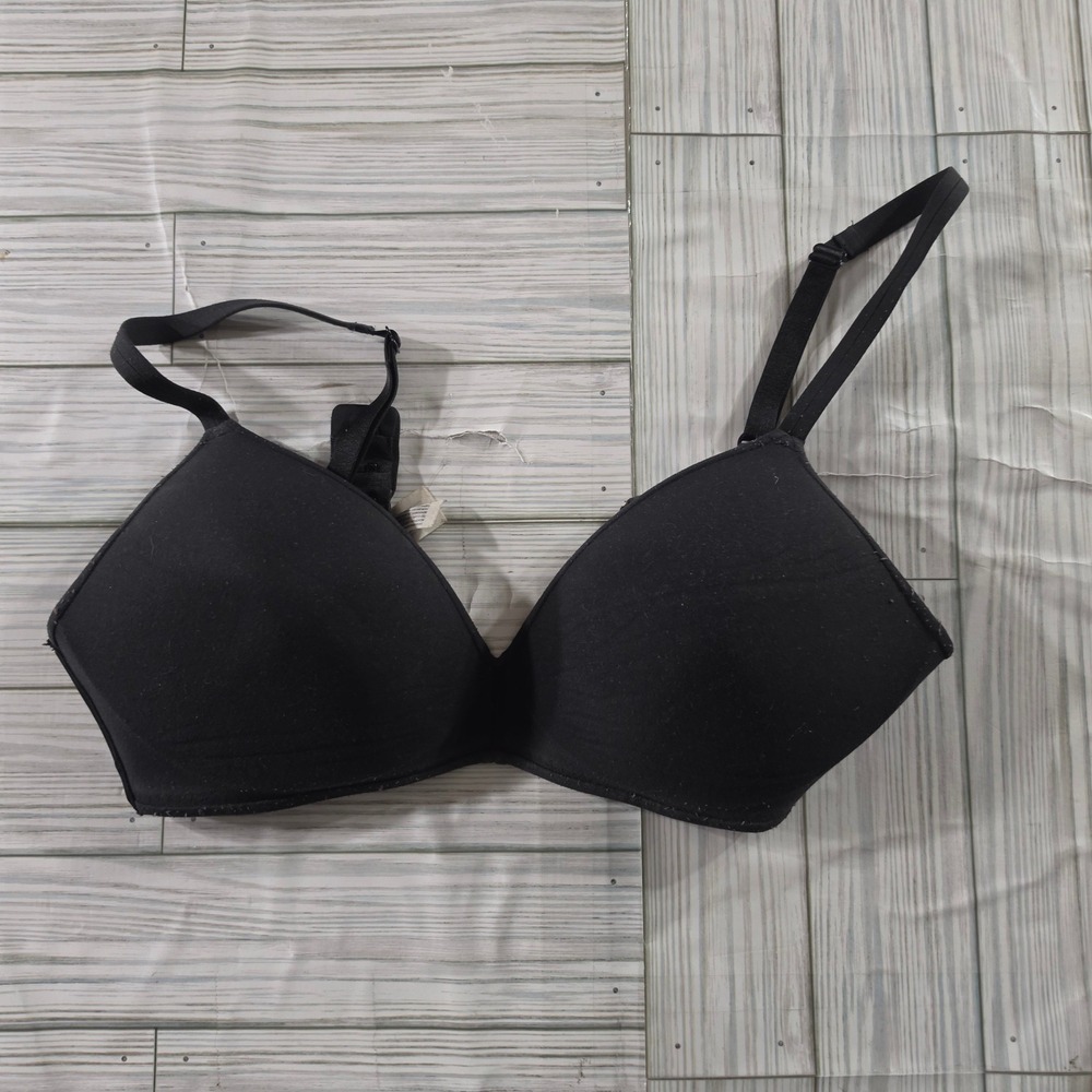 Wacoal Black Underwire Molded Cup Bra 36B 853128 Everyday Basic Support